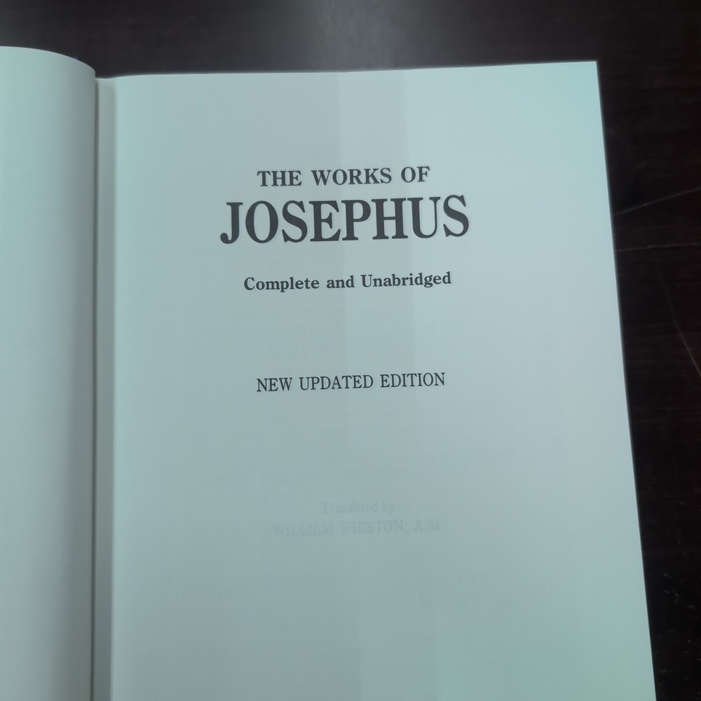 The Works of Josephus Complete and Unabridged New Updated Edition Hardcover - Picture 2 of 5